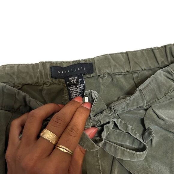Sanctuary Anthropologie Green Cargo Style Casual Loose Pant - Picture 5 of 10